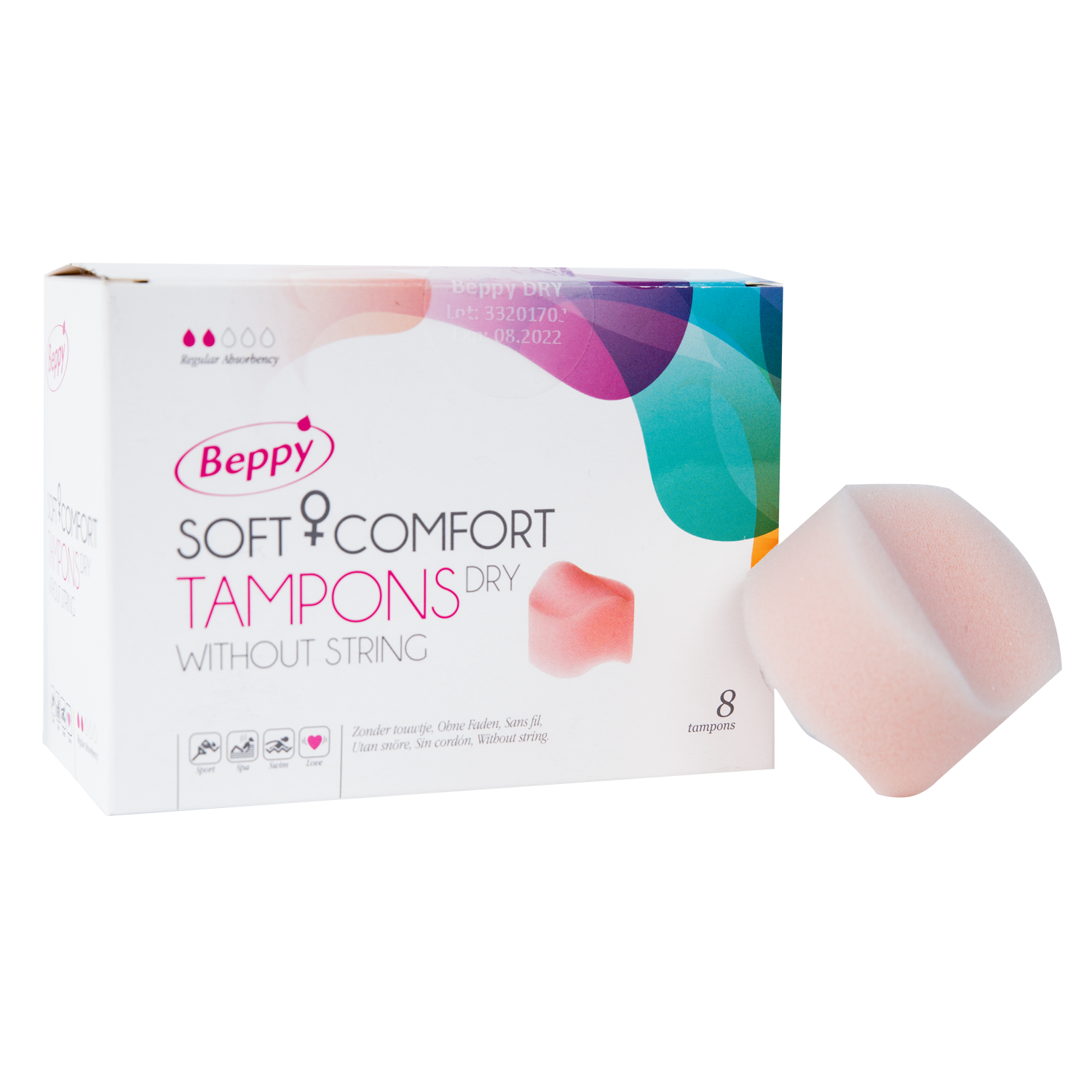 BEPPY Comfort Tampons - Dry | 8 Stück