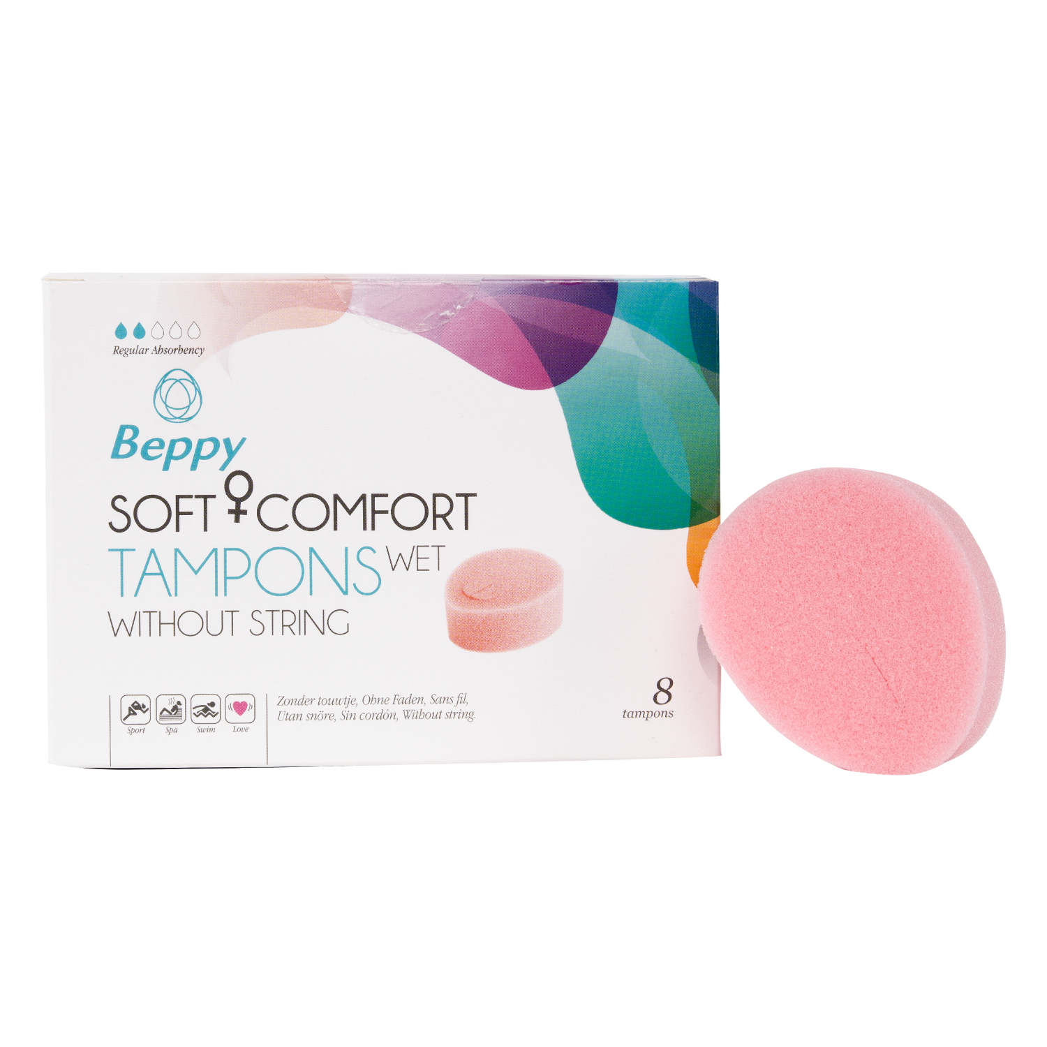 BEPPY Comfort Tampons - Wet | 8 Stück